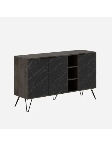 Dulap Tip Consola Clara - Dark Brown, Bendir 142 X 83 X 35.6  - 3