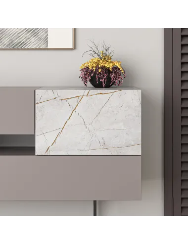 Dulap Tip Consola Eros - Light Mocha, Lagina 145 X 82 X 30  - 3