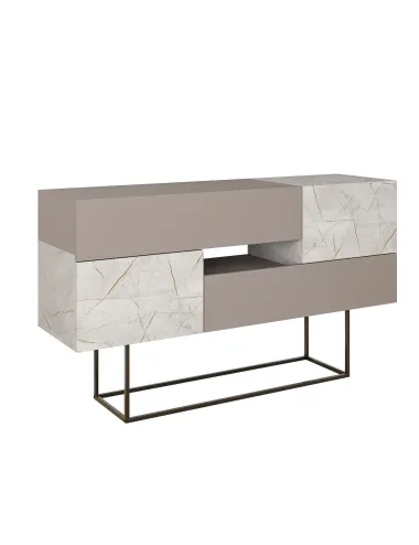 Dulap Tip Consola Eros - Light Mocha, Lagina 145 X 82 X 30  - 4