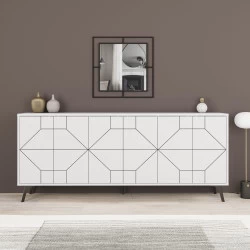 Dulap Tip Consola Dune 183 - White 184 X 77.4 X 35 - 1