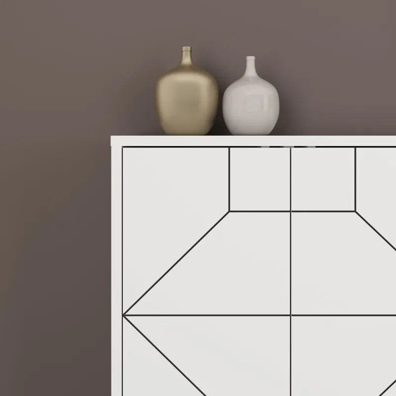 Dulap Tip Consola Dune 183 - White 184 X 77.4 X 35  - 4