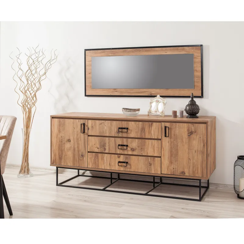 Dulap Tip Consola Quantum Verda 180 X 80 X 45  - 1