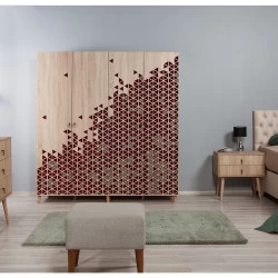 Dulap Dormitor İmaj-122 Dimensiuni 180 X 192 X 52 - 2
