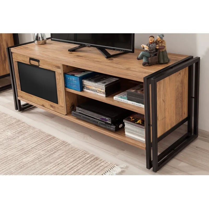 Comoda TV Stil Industrial Arcas Briana 130 X 50 X 45  - 2