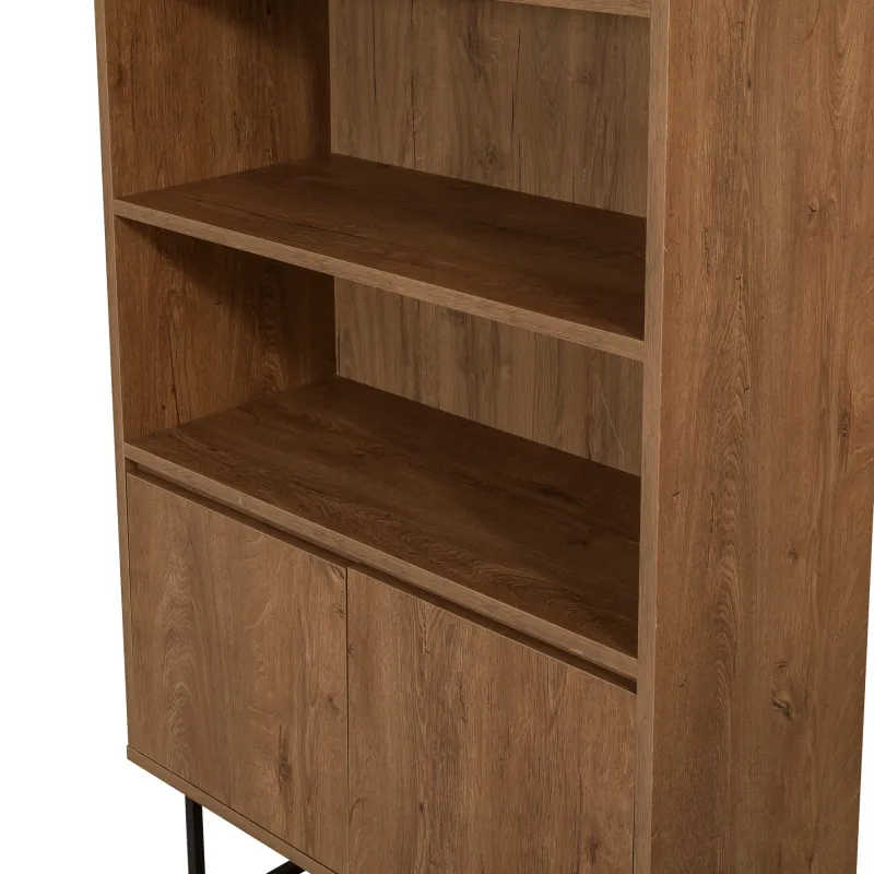 Raft Rea Culoare Nuc 80 X 182 X 36  - 5