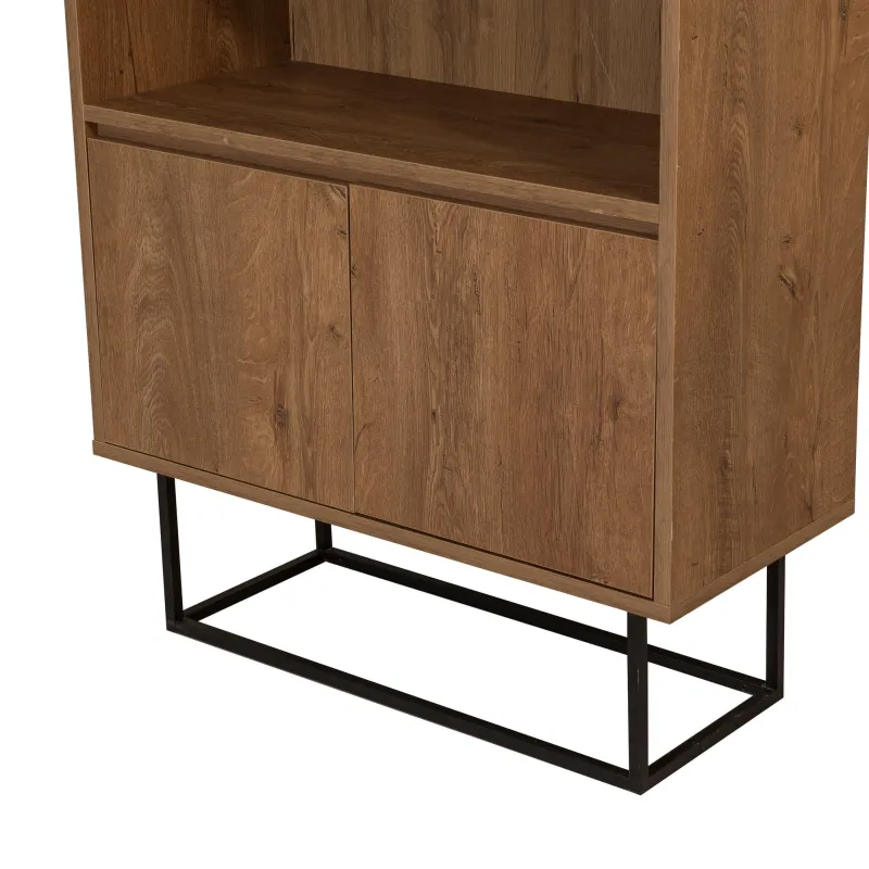 Raft Rea Culoare Nuc 80 X 182 X 36  - 6