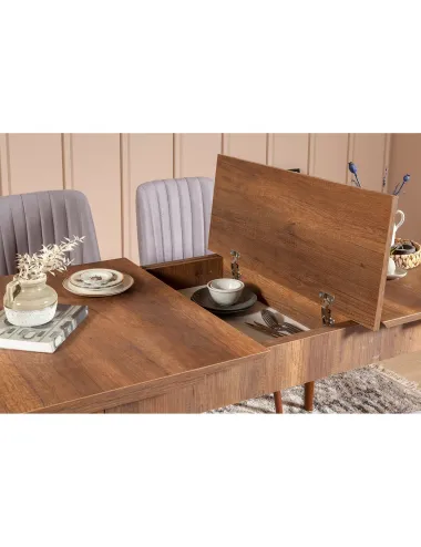 Masa Bucatarie Vina - Walnut 130 X 77 X 80  - 4