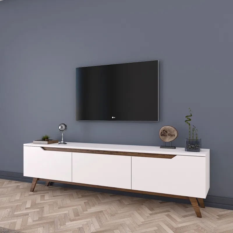 Comoda TV White D1 - 794 Dimensiuni 180 X 48.6 X 35  - 1