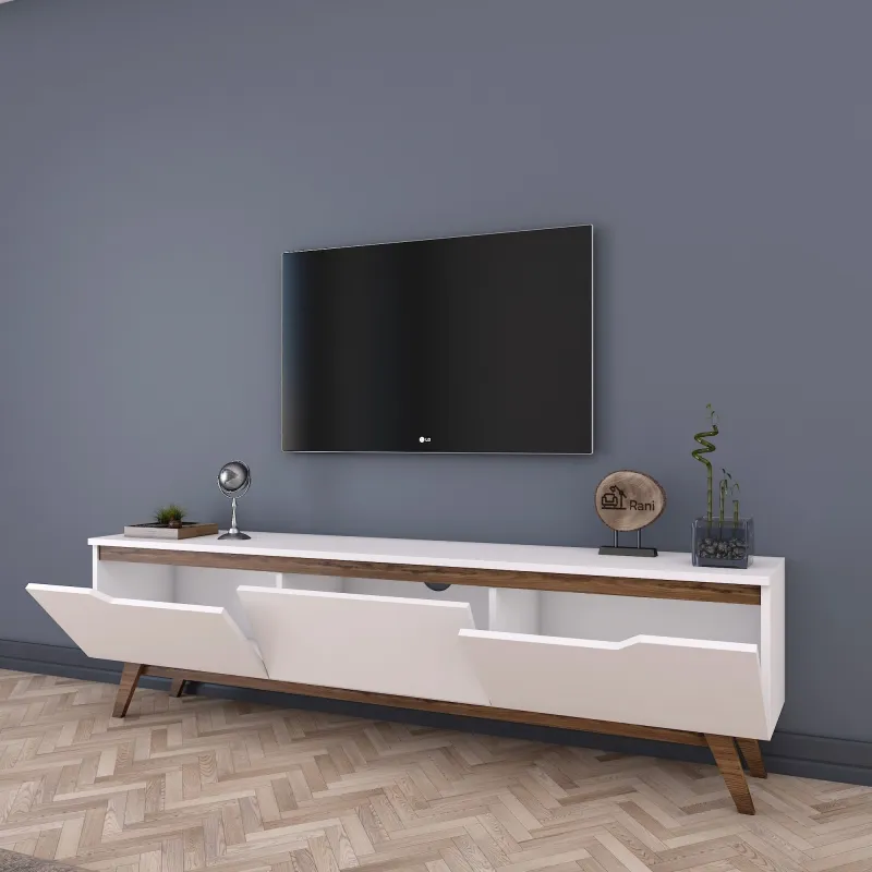 Comoda TV White D1 - 794 Dimensiuni 180 X 48.6 X 35  - 4