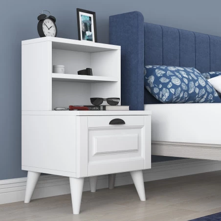 Noptiera cu Etajera BD105 - 2785 Dimensiuni 45 X 74.4 X 40  - 1