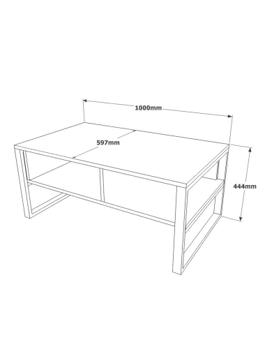 Masa Cafea ML34-RG 100 X 44.4 X 59.7  - 6