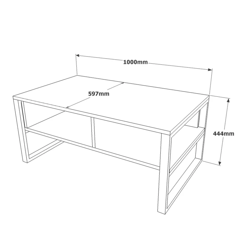 Masa Cafea ML34-RG 100 X 44.4 X 59.7  - 6