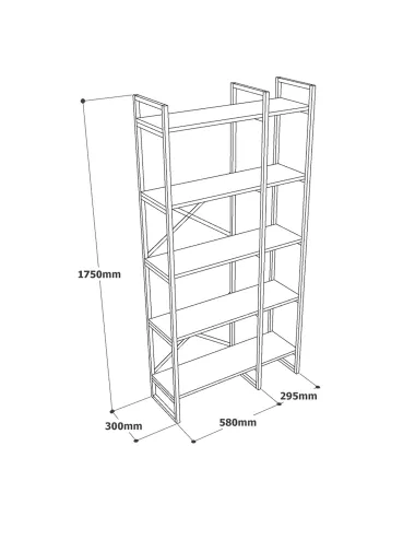 Raft Cadru Auriuiu VG4-GE 87.5 X 175 X 30  - 5