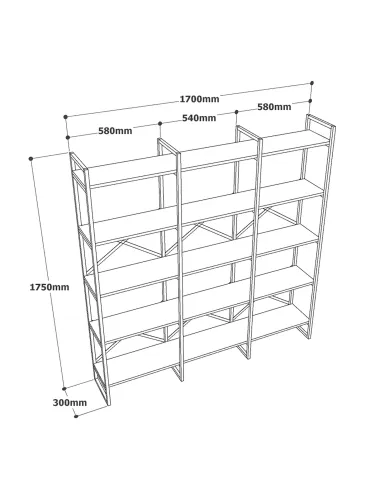 Raft Cadru Auriuiu VG6-W 170 X 175 X 30  - 5