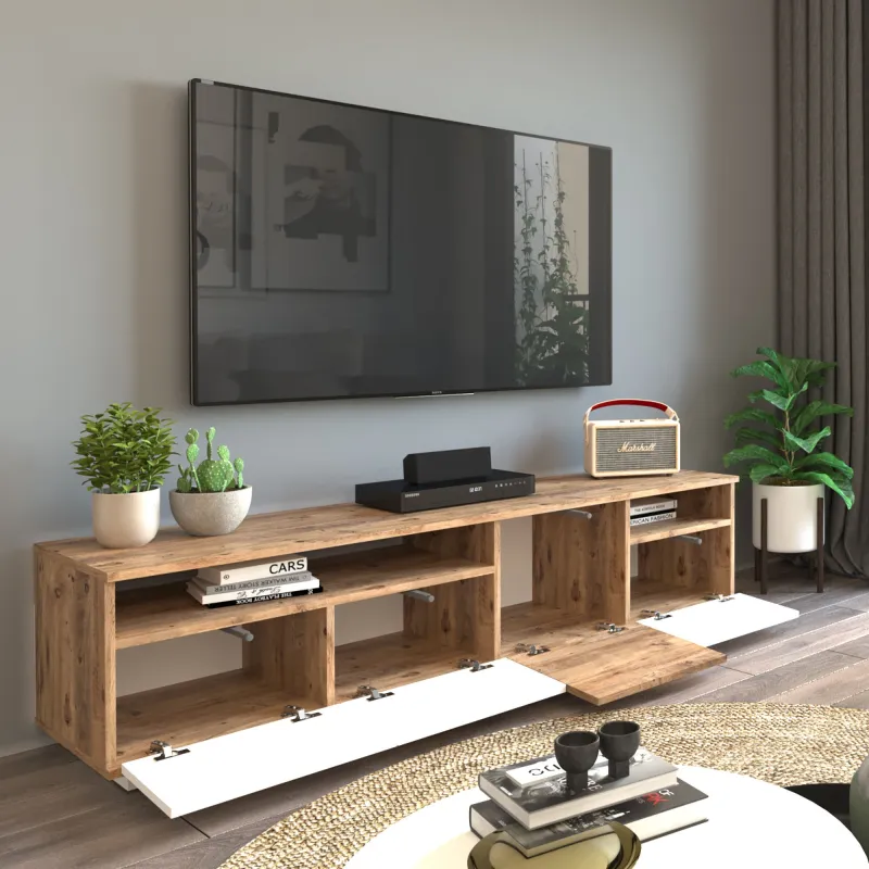 Comoda TV in Doua Culori FR5-AW 180 X 44.6 X 44.5  - 5