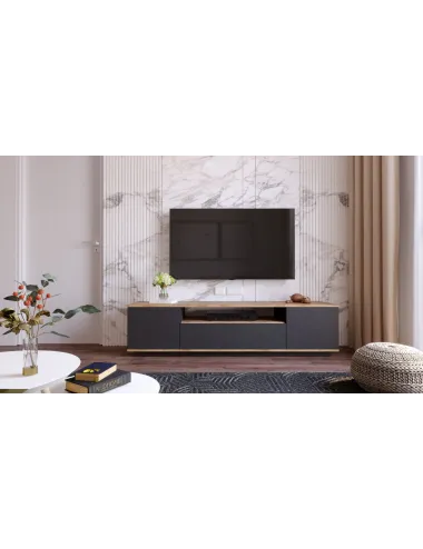 Comoda TV Antracit FR7-AA 180 X 44.6 X 44.5  - 4