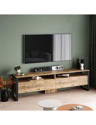 Comoda TV Stil Industrial ML19-A 180 X 56 X 35.5 - 1