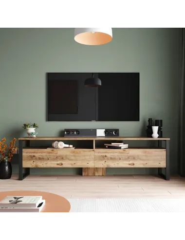 Comoda TV Stil Industrial ML19-A 180 X 56 X 35.5 - 2