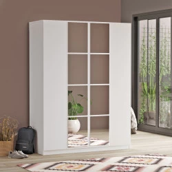 Dulap Dormitor HM2-W 138.4 X 183.8 X 50 - 2