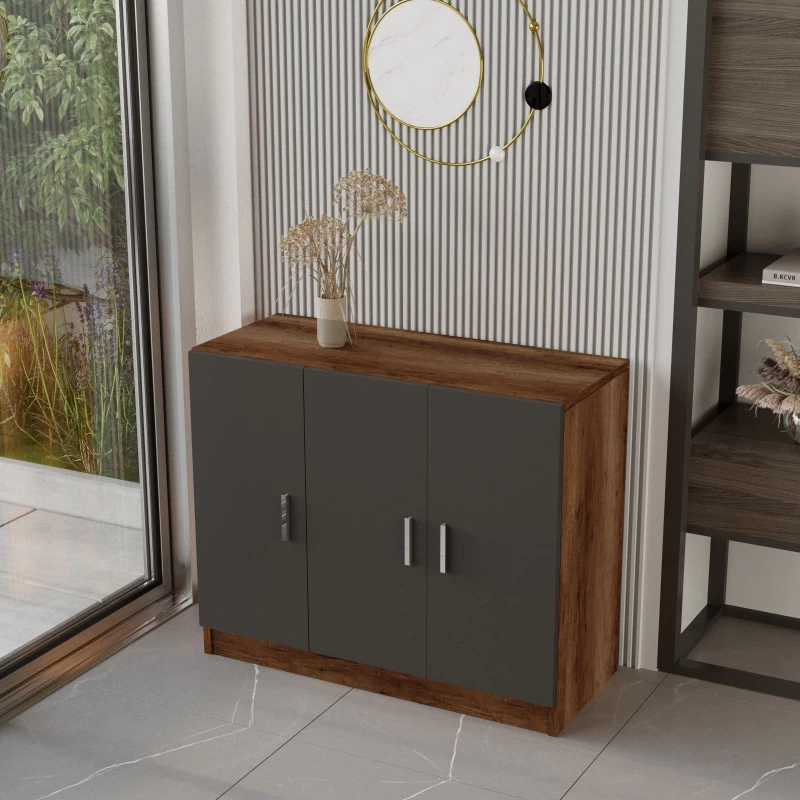 Set Mobila Pentru Birou 5 piese VO14-BA Culoare Nuc  - 6