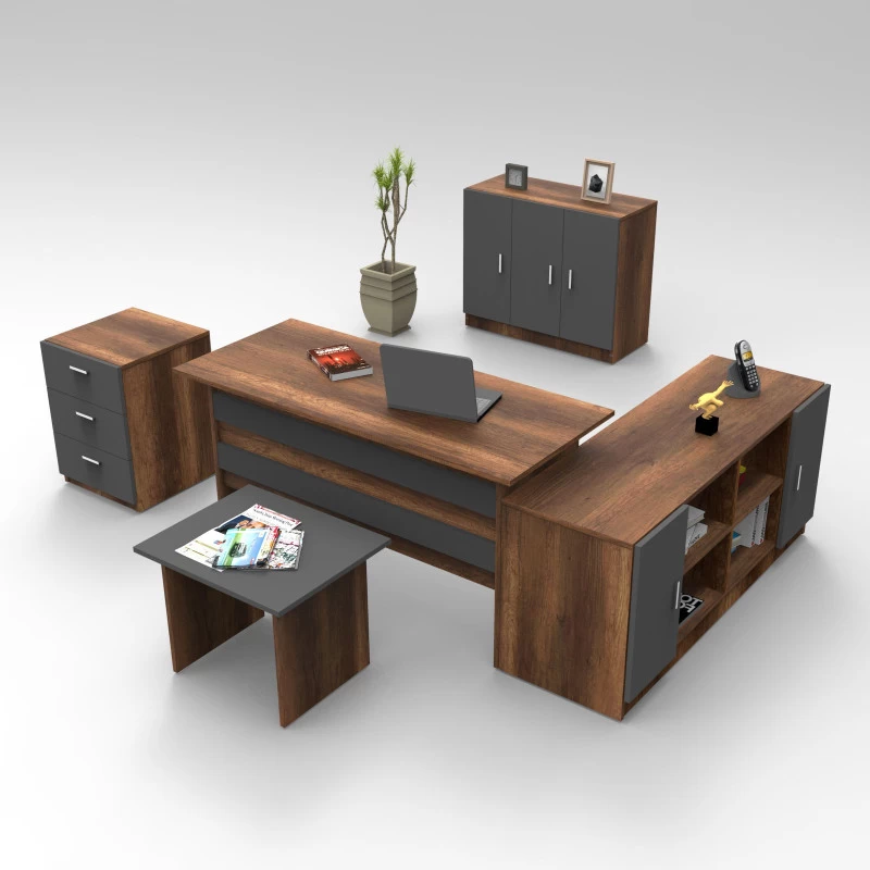 Set Mobilier Pentru Birou 5 Piese VO16-BA  - 1