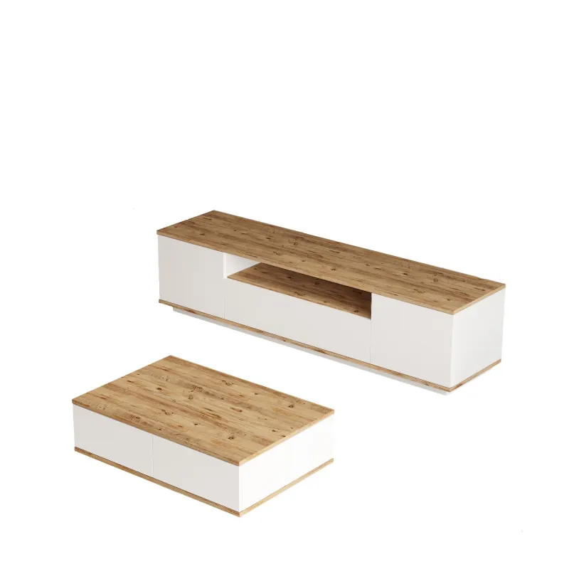 Set Mobilier Living 2 Piese FR17-AW Comanda TV si Masa Cafea  - 6