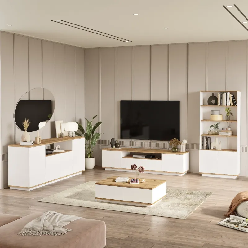 Set Mobilier Living 4 Piese FR19-AW Atlantic Pine  - 1