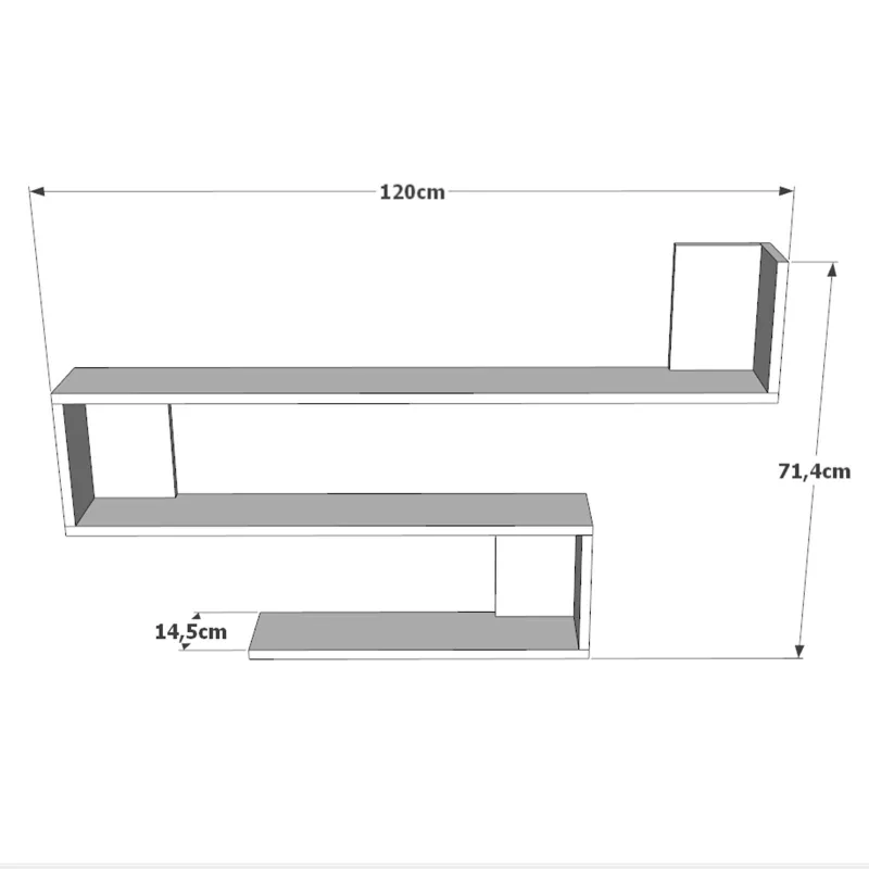 Raft Decorativ WL10-A 120 X 71.4 X 14.5  - 5