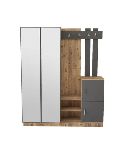 Cuier cu Dulapior si Oglinda DD8-AA 147.2 X 179.7 X 37.5  - 5