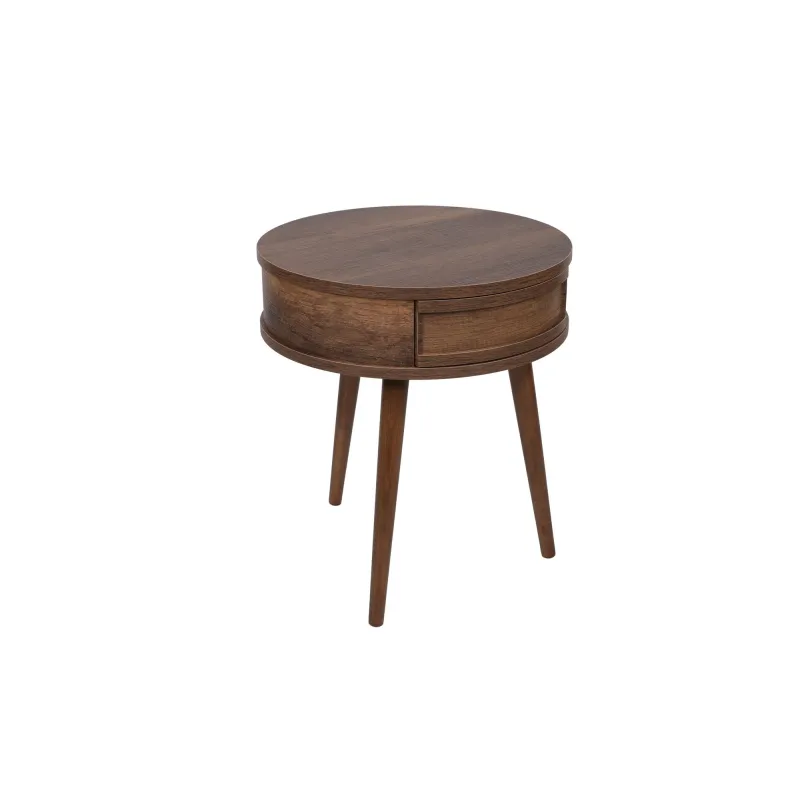 Masuta Decorativa Yuvarlak - Walnut 50 X 60 X 50  - 5