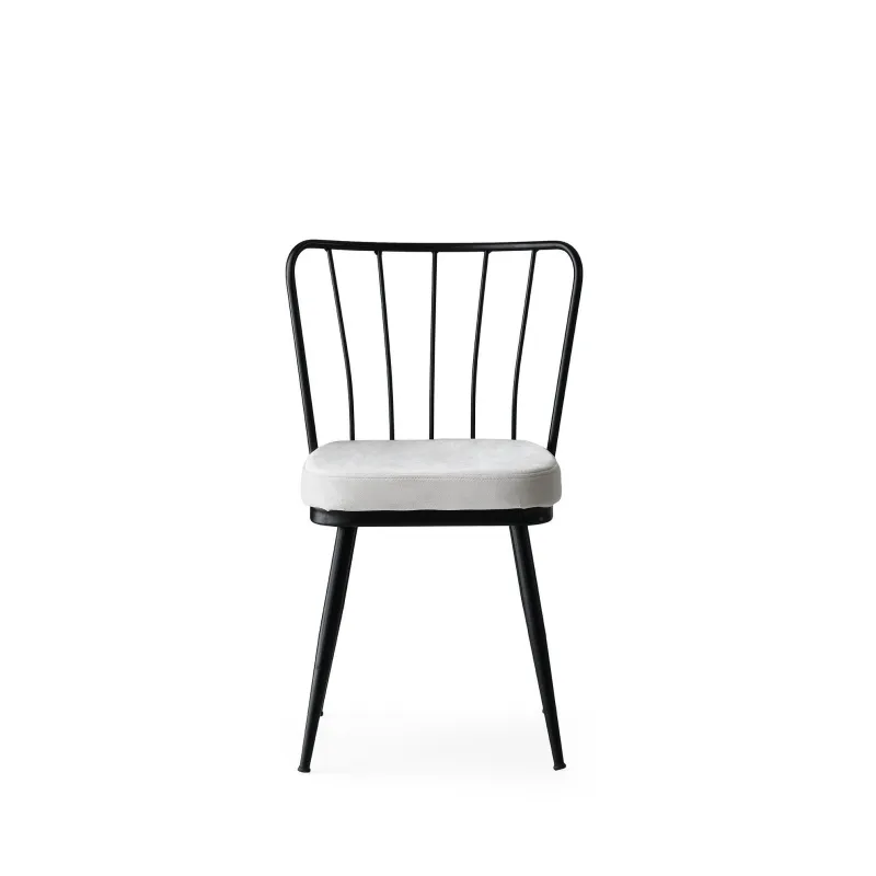 Set 4 Scaune Yildiz - 940 V4 culoare Negru  - 2
