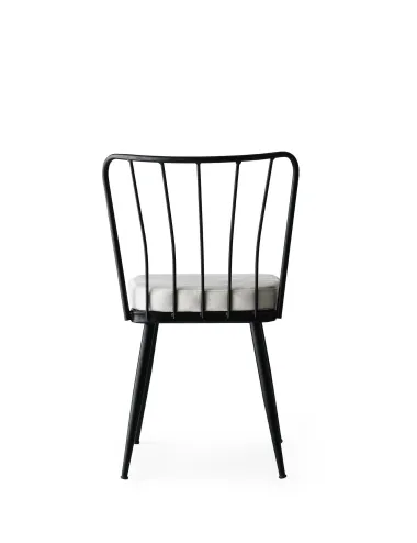 Set 4 Scaune Yildiz - 940 V4 culoare Negru  - 4