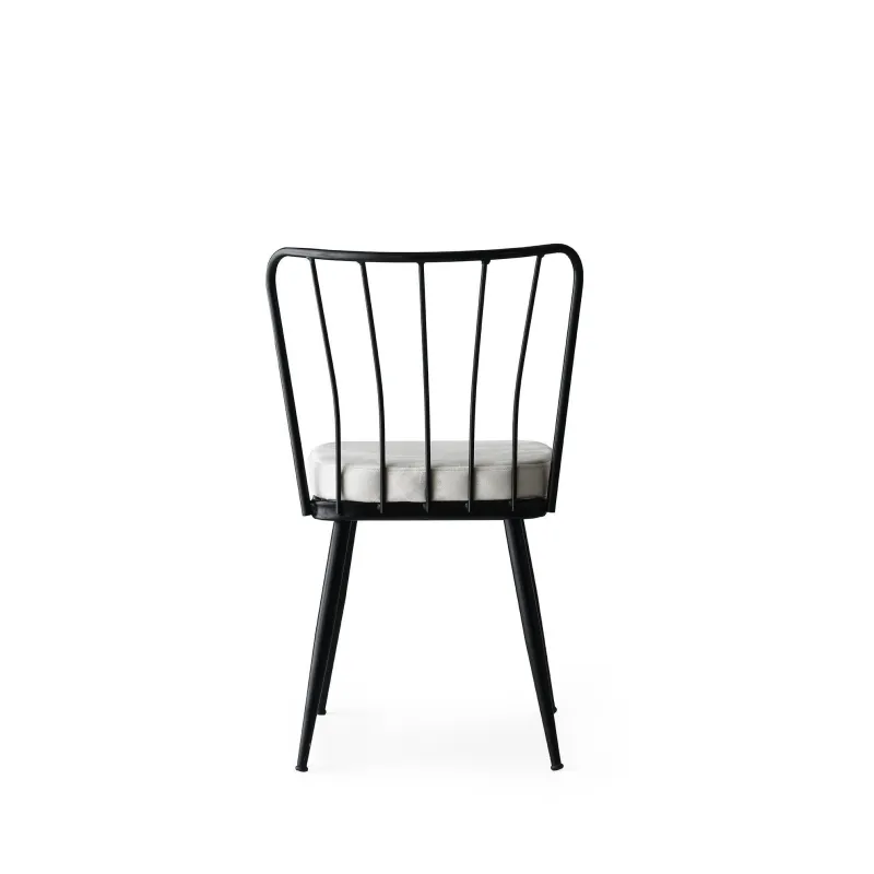 Set 4 Scaune Yildiz - 940 V4 culoare Negru  - 4