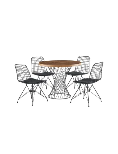Masa Bucatarie Stil Industrial Pota - 1483 Dimensiuni 90 X 75 X 90 - 2