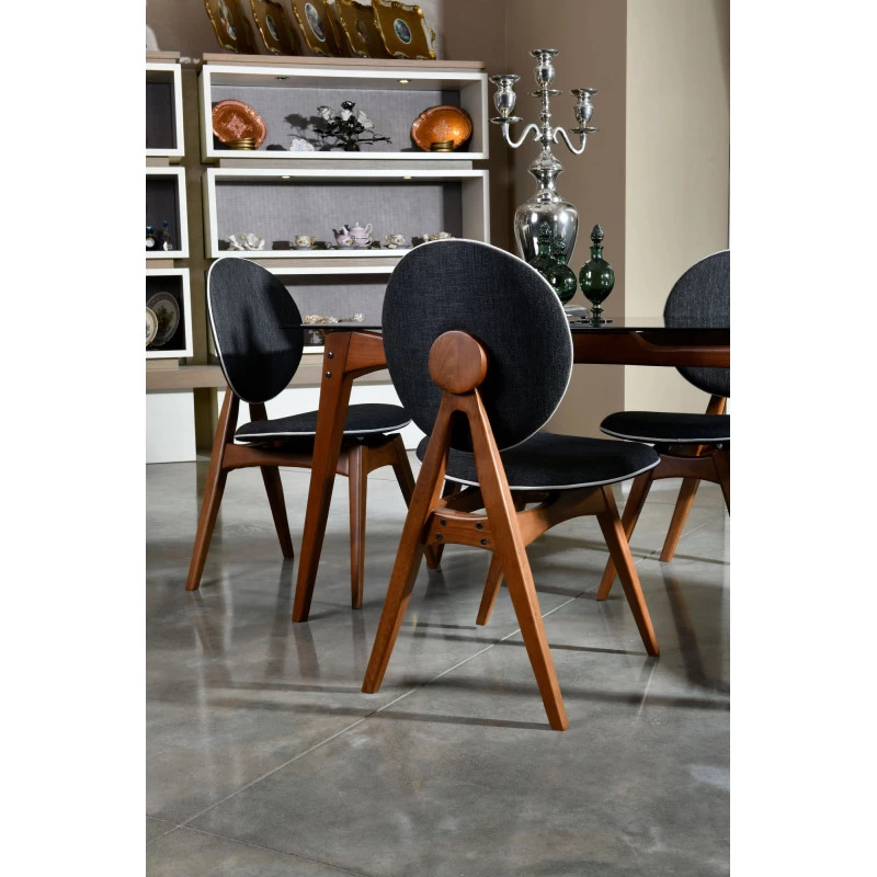 Set 2 Scaune Dining Touch v2 - Anthracite  - 1