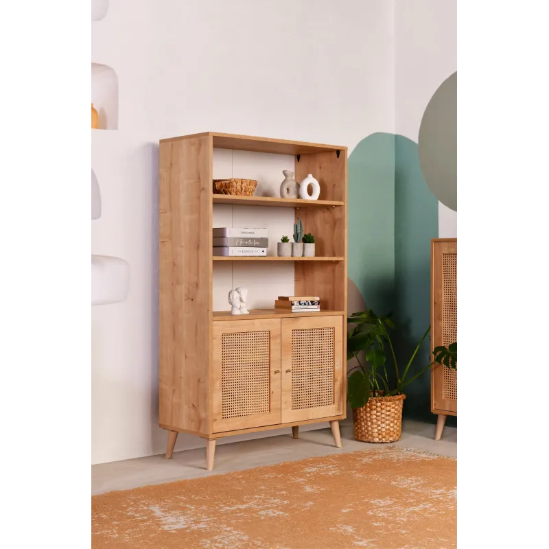 Raft cu Dulapior Hazeran Bookshelf 40 X 90 X 110  - 1