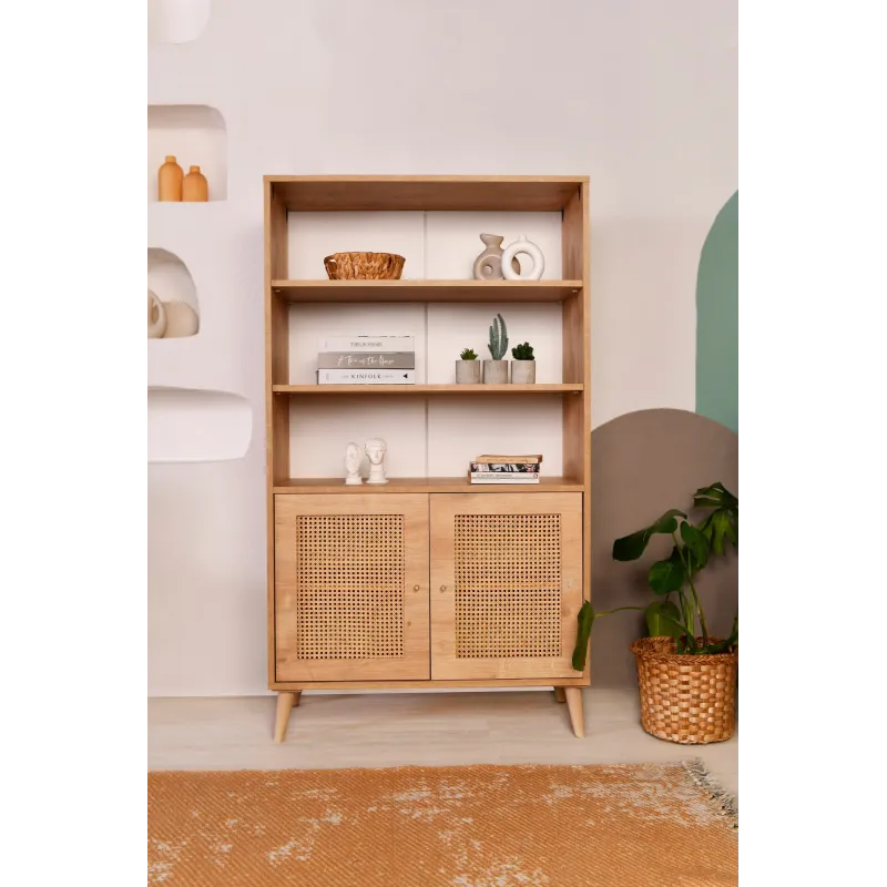 Raft cu Dulapior Hazeran Bookshelf 40 X 90 X 110  - 2