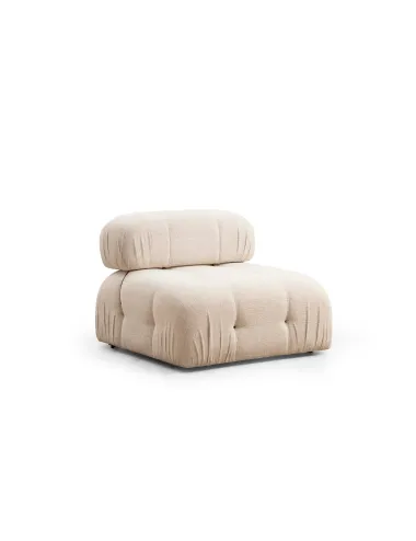 Canapea Tip Coltar Crem Bubble Cream Bouclette  L1-O1-1R-PUF  - 5