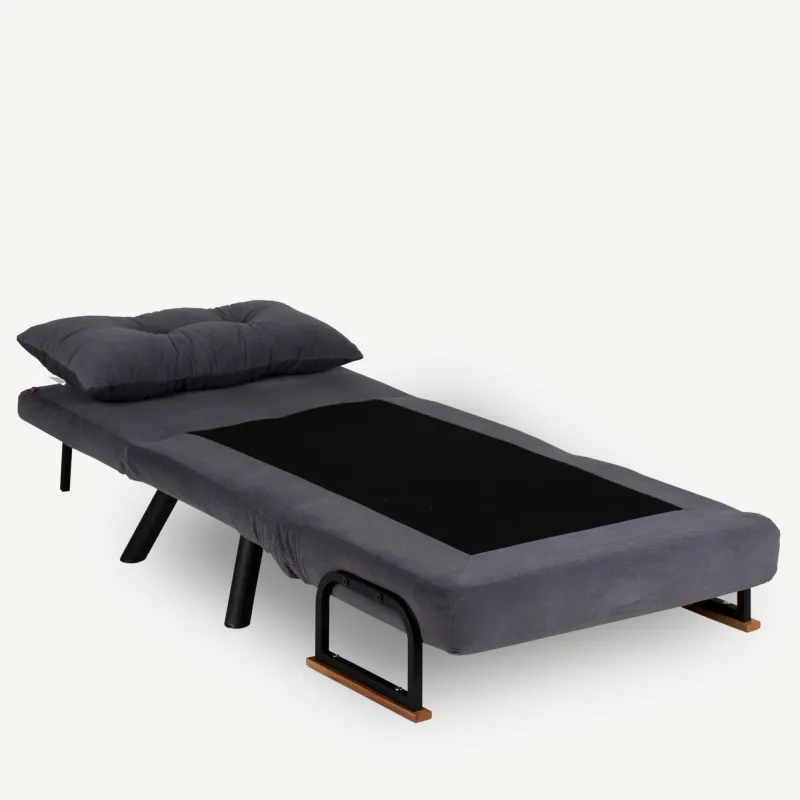 Fotoliu Extensibil Living Sando Single - Grey  - 4