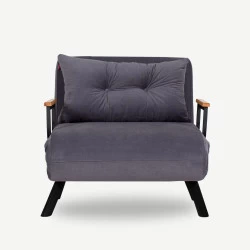 Fotoliu Extensibil Living Sando Single - Grey  - 5