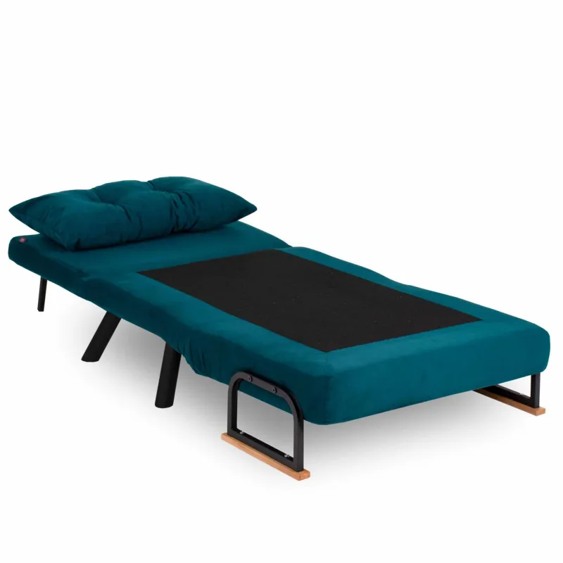 Fotoliu Extensibil Sando Single - Petrol Green  - 4