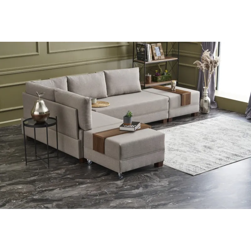 Canapea Tip Coltar Fly Left - Cream 210 X 70 X 280  - 2