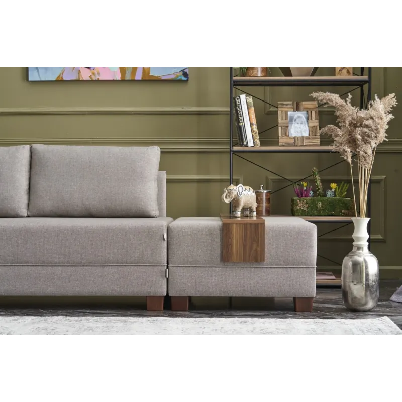 Canapea Tip Coltar Fly Left - Cream 210 X 70 X 280  - 4
