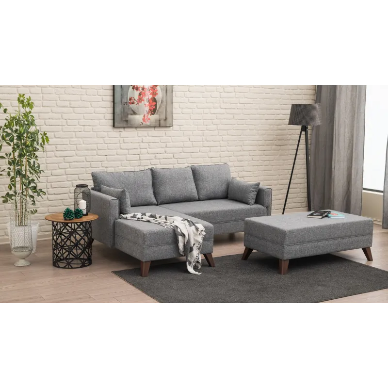 Canapea Tip Coltar Cu Posibilitate de Dormit Bella Corner Sofa Left 2  - 1