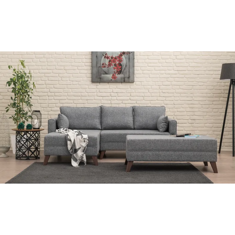 Canapea Tip Coltar Cu Posibilitate de Dormit Bella Corner Sofa Left 2  - 2