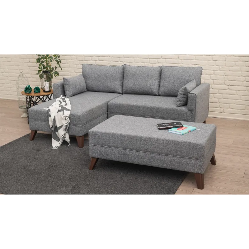 Canapea Tip Coltar Cu Posibilitate de Dormit Bella Corner Sofa Left 2  - 3