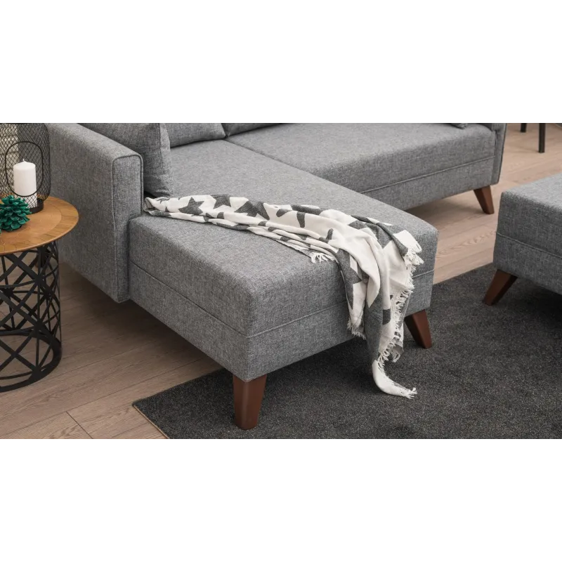 Canapea Tip Coltar Cu Posibilitate de Dormit Bella Corner Sofa Left 2  - 5