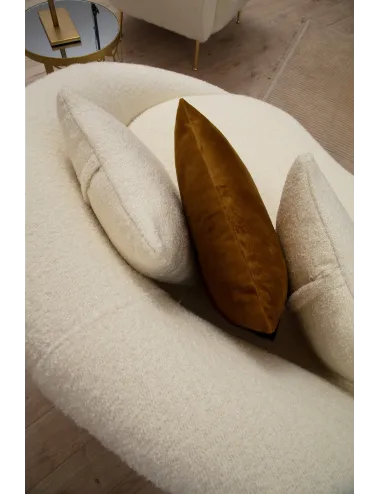 Canapea Tapitata Moderna 3 Locuri Eses - Cream Bouclett 255 X 85 X 120  - 4