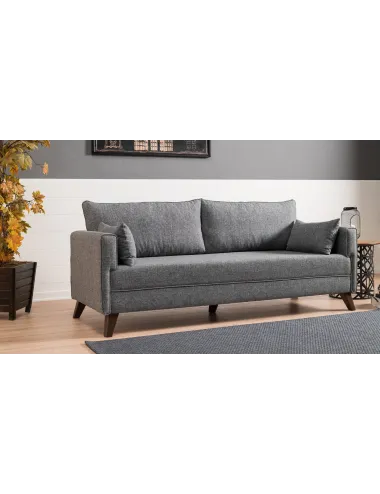 Canapea 3 Locuri Bella Sofa Bed - Grey 208 X 85 X 81 - 2