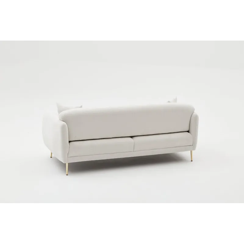 Canapea Tapitata cu 3 Locuri Simena - Cream 210 X 80 X 95  - 6